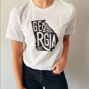 Georgia Graphic Shirt Woman’s Top Cute